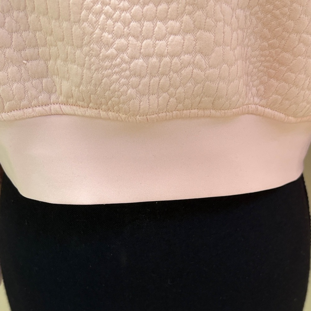Adidas Aktiv Light Pink Cropped Sweatshirt - Picture 6 of 10